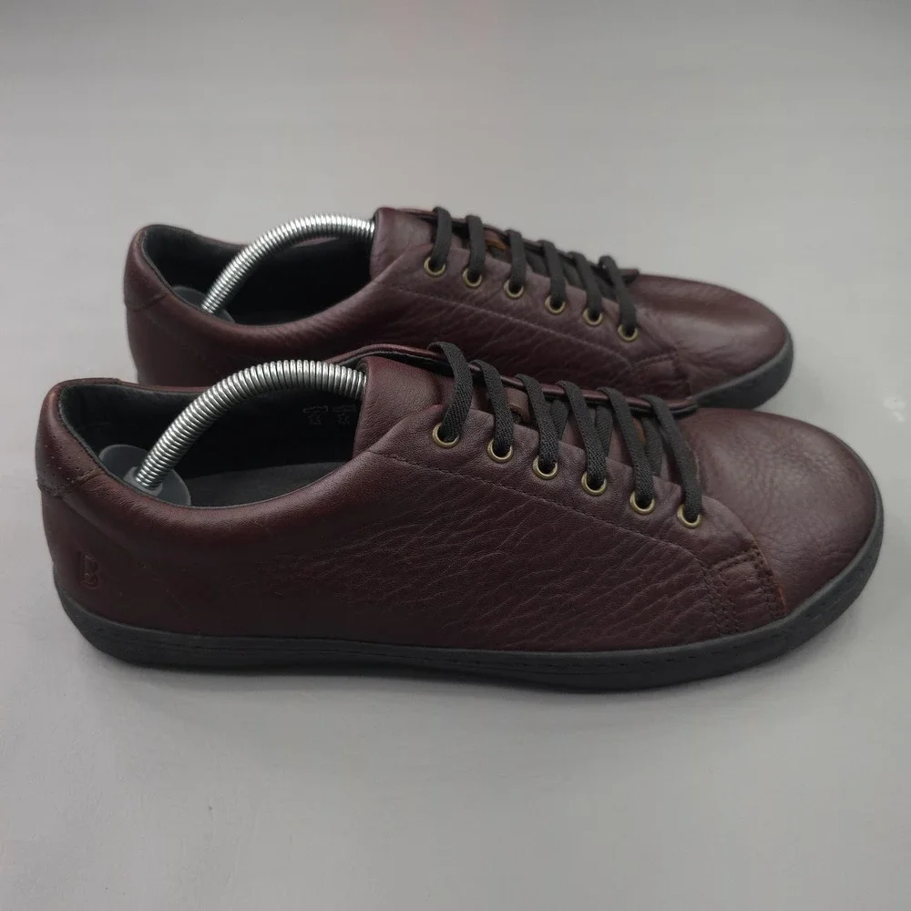 Birchbury Bramfords Shoes Mens Size 11.5 Brown Leather Lace Up Sneakers Casual